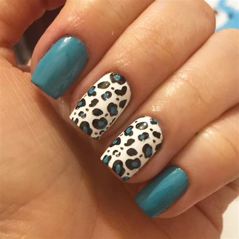 Uñas de leopardo paso a paso .